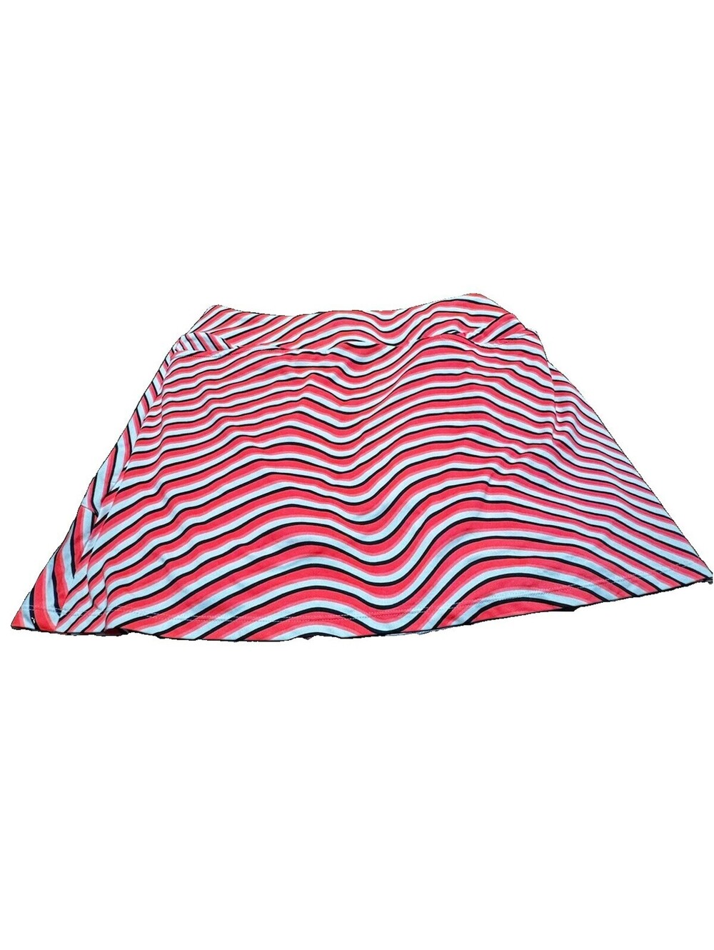 Tail White Label Golf Skort Womens M NWT Coral Stripe Built In Shorts Stretch